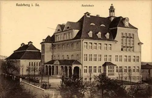 Ak Radeberg in Sachsen, Realschule