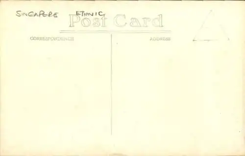 Foto Ak Singapur, Malays bei einer Zeremonie