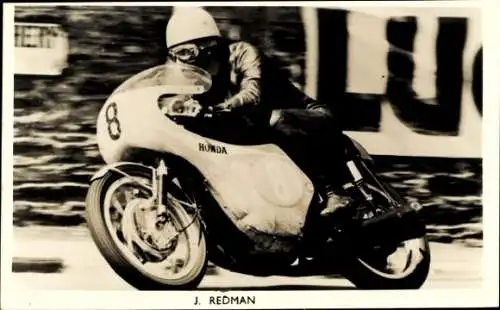Ak Rennfahrer J. Redman, Motorrennsport, Honda