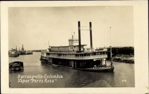 Ak Barranquilla Kolumbien, Vapor Perez Rosa