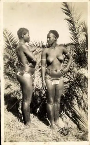 Ak Durban Südafrika, Zulu Frauen im Reservat