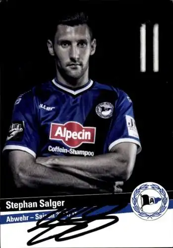 Autogrammkarte Stephan Salger, Arminia Bielefeld, Autogramm