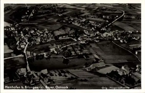 Ak Hemhofen in Mittelfranken, Luftaufnahme
