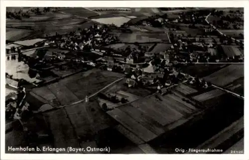 Ak Hemhofen in Mittelfranken, Luftaufnahme