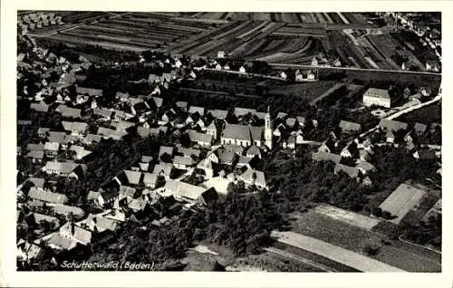 Ak Schutterwald in Baden Württemberg, Luftaufnahme