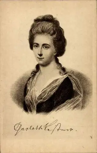 Ak Weimar in Thüringen, Charlotte Kestner, geb. Buff, (Werthers Lotte 1772 in Wetzlar von Goet...