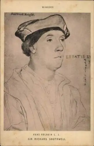 Ak Windsor Berkshire England, Porträt von Sir Richard Southwell