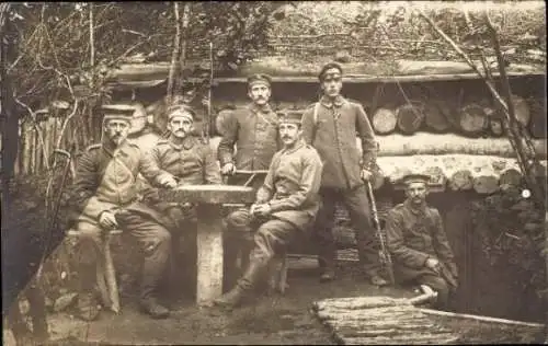 Ak Schierke Wernigerode im Harz, Soldaten im Ersten Weltkrieg