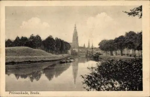 Ak Breda Nordbrabant Niederlande, Prinsenkade, Breda.