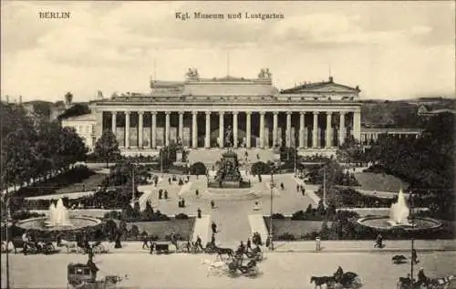 Ak Berlin Mitte, Lustgarten, Kgl. Museum
