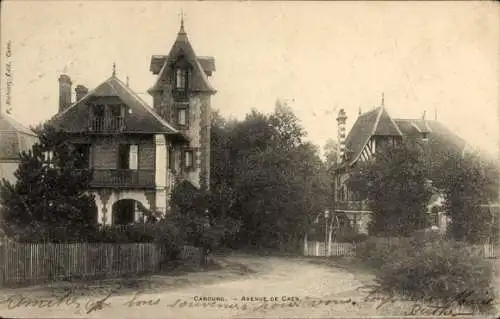 CPA Cabourg Calvados, Avenue de Caen