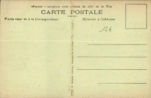 Ak Cabourg Calvados, La Poste
