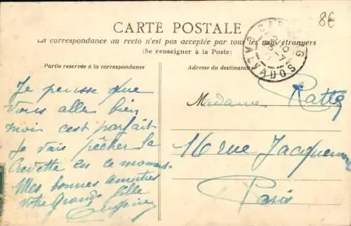 CPA Cabourg Calvados,