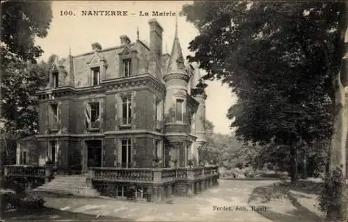 Ak Nanterre Hauts de Seine, La Mairie
