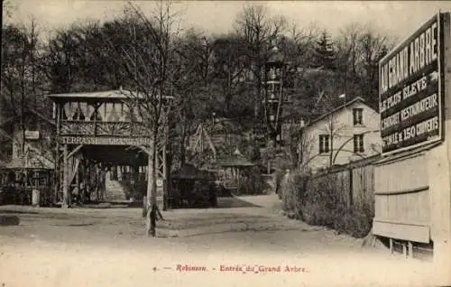 Ak Robinson Hauts de Seine, Eingang