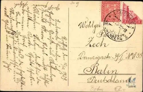 Ak Reichenberg in Böhmen Liberec Tschechien, Rathaus