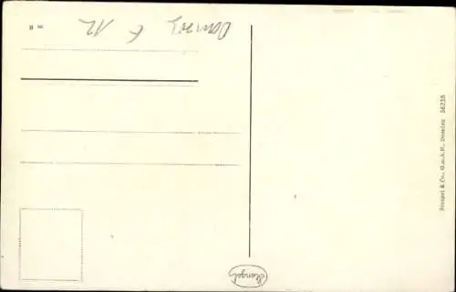 Ak Gdańsk Danzig, Krantor, historisches Gebäude, Wasseransicht