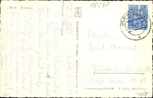 Ak Ostseebad Rerik, Kurhaus