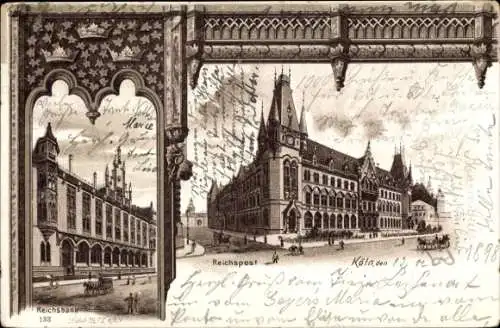 Litho Köln am Rhein, Post, Reichsbank