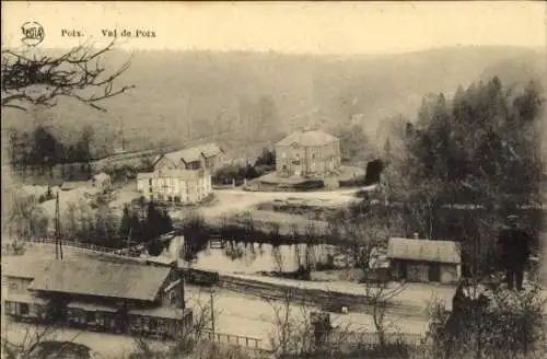 Ak Saint Hubert Wallonien Luxemburg, Val de Poix, Bahnhof