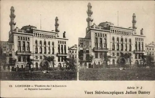 Stereo Ak London England, Alhambra Theater, Leicester Square