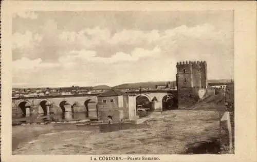 Ak Córdoba Argentinien, Brücke, Puente Romano