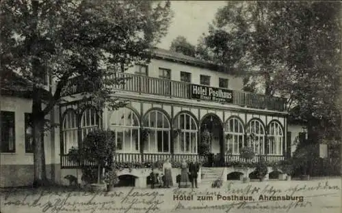 Ak Ahrensburg in Holstein, Hotel zum Posthaus