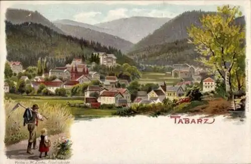Ak Tabarz in Thüringen, schöne Detailansicht