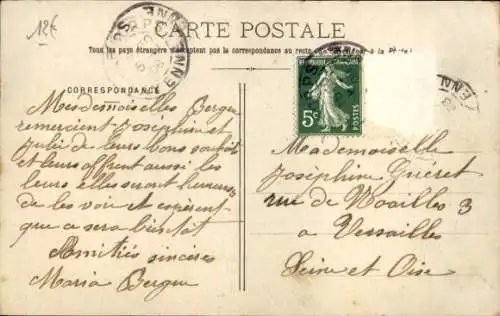 CPA Le Ribay Mayenne, Poste