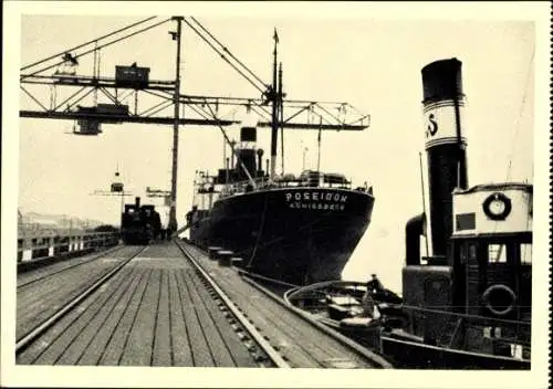Ak Frachtschiff Poseidon, Reederei Poseidon