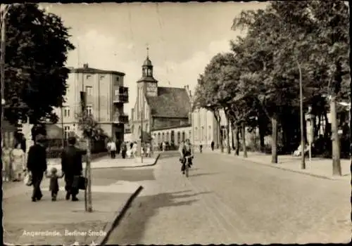 Ak Angermünde, Berliner Straße