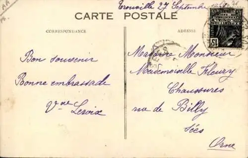 Ak Dampfer Paris, CGT, French Line