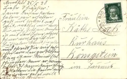 Ak Glückwunsch Pfingsten, Maikäfer, Birken