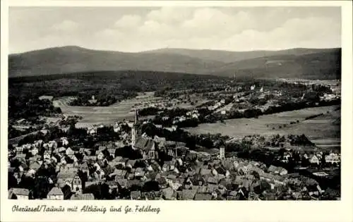 Ak Oberursel im Taunus Hessen, Fliegeraufnahme, Altkönig, Gemeinde Feldberg