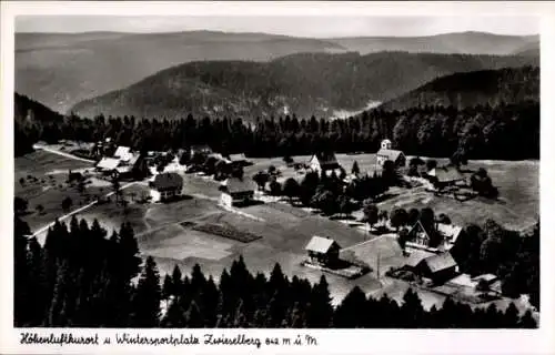 Ak Zwieselberg Alpirsbach im Schwarzwald, Totalansicht, Hotel Hirsch