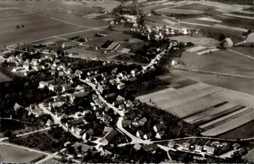 Ak Allmendingen in Württemberg, Fliegeraufnahme