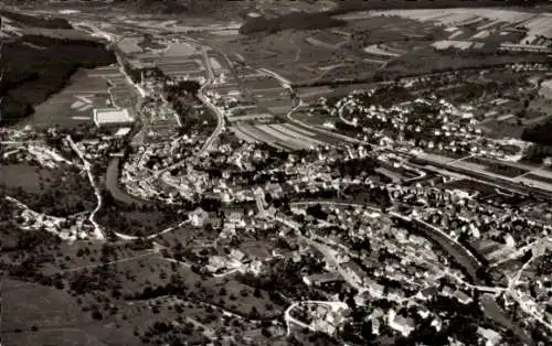 Ak Uhingen an der Fils, Fliegeraufnahme