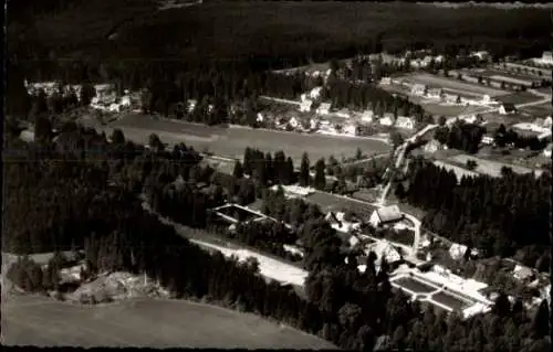 Ak Villingen im Schwarzwald, Fliegeraufnahme, Kurpark