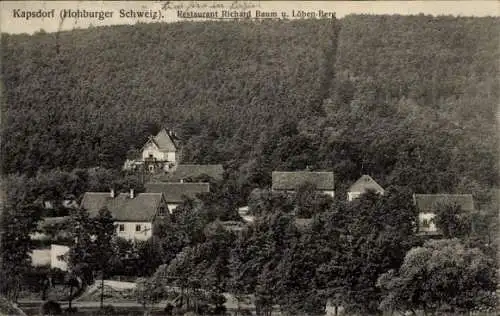 Ak Kapsdorf Hohburg Lossatal, Restaurant Richard Baum
