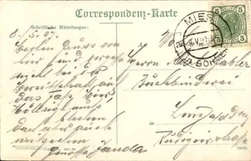 Ak Stříbro Mies Region Pilsen, Gesamtansicht