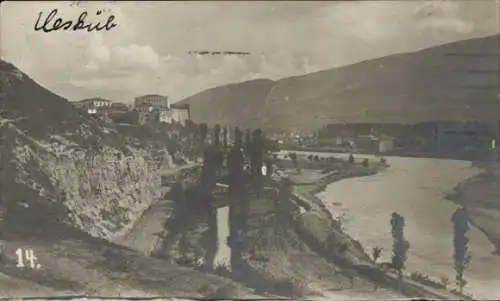 Foto Ak Skopje Üsküb Mazedonien, Panorama