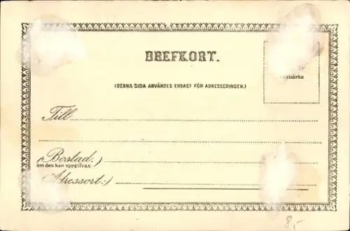 Ak Vimmerby Schweden, Straße, Häuser