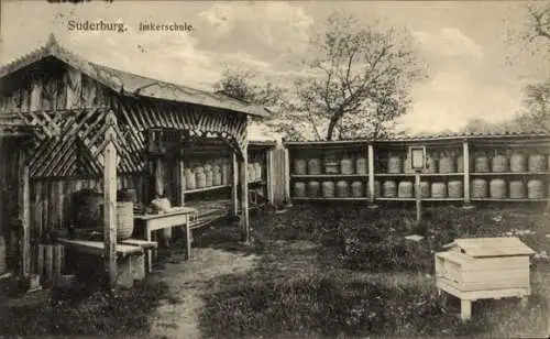 Ak Suderburg in der Lüneburger Heide, Imkerschule
