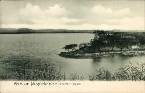 Ak Berlin Köpenick, Etablissement Müggelschlösschen, Müggelsee