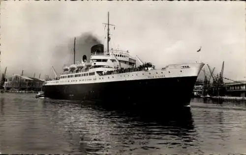 Ak Dampfer La Ville d'Alger, French Line, CGT