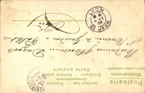 Ak Reiter mit Weinglas, Frau mit Weinkrug