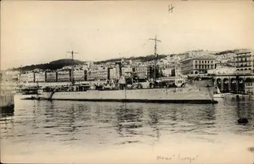 Ak Dampfer, Schiff, Hafen