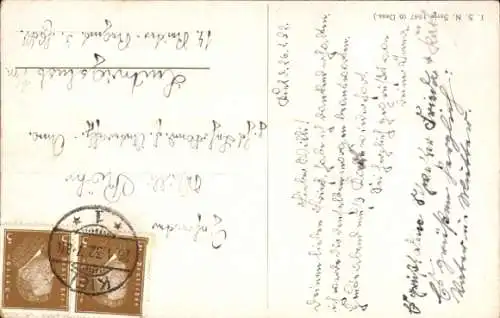 Künstler Ak Pferd, Pferdekopf