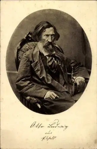 Ak Eisfeld in Thüringen, Otto Ludwig