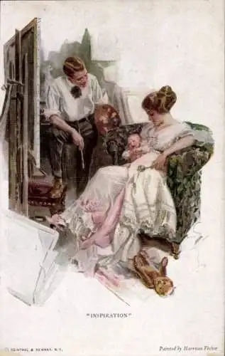 Künstler Ak Fisher, Harrison, Inspiration